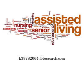 Assisted living word cloud