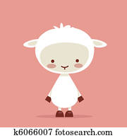 Cute lamb character Cute lamb character
