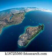 Detailed Earth. Africa and Madagascar Detailed Earth. Africa and Madagascar