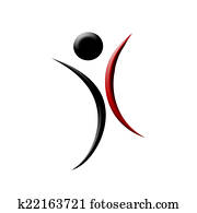 Logo for swimming or fitness Logo for swimming or fitness