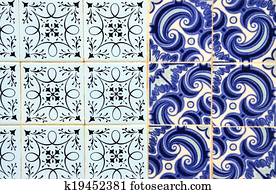 português, azulejos, (azulejos), em, um, fachada, em, olhao, algarve português, azulejos, (azulejos), em, um, fachada, em, olhao, algarve