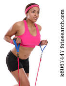 Pretty Woman Exercising