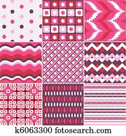 seamless patterns with fabric textu seamless patterns with fabric textu