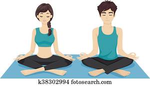 Teen Couple Yoga Teen Couple Yoga