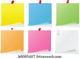 Vector Post-it Notes Vector Post-it Notes