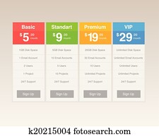 vector, prijzen, tafels