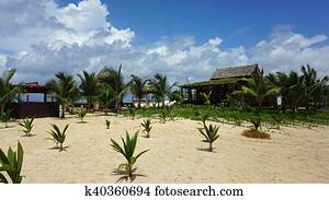 beach hut on sal island