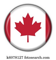 canada button flag round shape canada button flag round shape