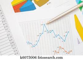 finanční machinace, graf, a, námořní mapa