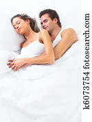 Sleeping couple. Sleeping couple.