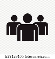 קבץ, אנשים, איקון