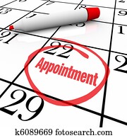 Calendar - Appointment Day Circled for Reminder Calendar - Appointment Day Circled for Reminder