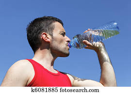 man drinking water man drinking water