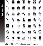 ícones correia fotorreceptora, jogo