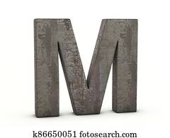 מתכת חלודה, מכתב *m*