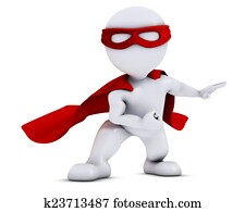 3d, morph, איש, גיבור על