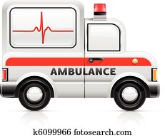 ambulância, car