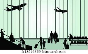 At the airport At the airport