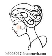 beautiful woman face beautiful woman face