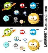 Cartoon Planets Cartoon Planets