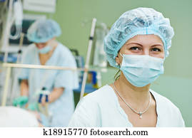 chirurgien, docteur, à, opération