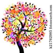 Colorful Tree Colorful Tree