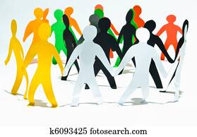 community of people holding on hands