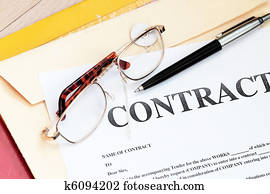 contrato legal, lei, papeis