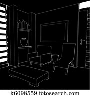 Modern Living Room Interior 