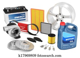 Set of auto parts Set of auto parts