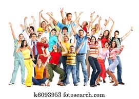 szczęśliwy, ludzie