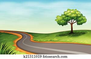 A narrow road A narrow road