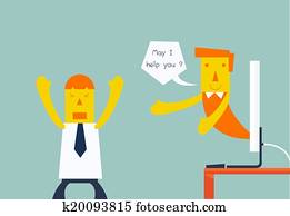 Customer service conceptual Customer service conceptual