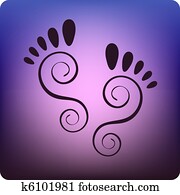 Foot steps Foot steps