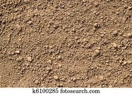 Garden soil texture close up.