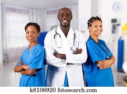group of african american doctors