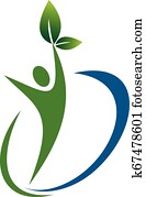 menschlich, wachstum, logo menschlich, wachstum, logo