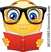 streber, emoticon streber, emoticon