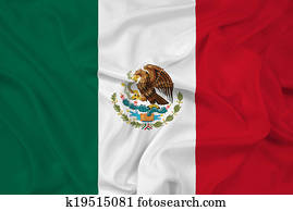 Waving Mexico Flag Waving Mexico Flag