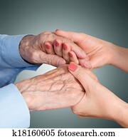 هم, نوكأ, على البيت, بسبب, عجوز