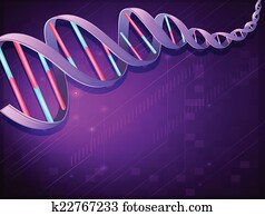 An image of a DNA An image of a DNA