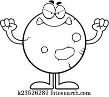 Angry Cartoon Mars