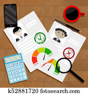Approved candidate for credit concept Approved candidate for credit concept