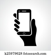 Hand with phone Hand with phone