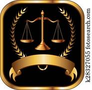Law or Lawyer Seal Gold Law or Lawyer Seal Gold