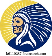 native American Indian chief native American Indian chief