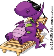 relaxamento, dragão