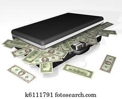 suitcase money