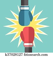 שני, כפפות של אגרוף, להלחם