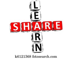 3D Learn Share Crossword 3D Learn Share Crossword